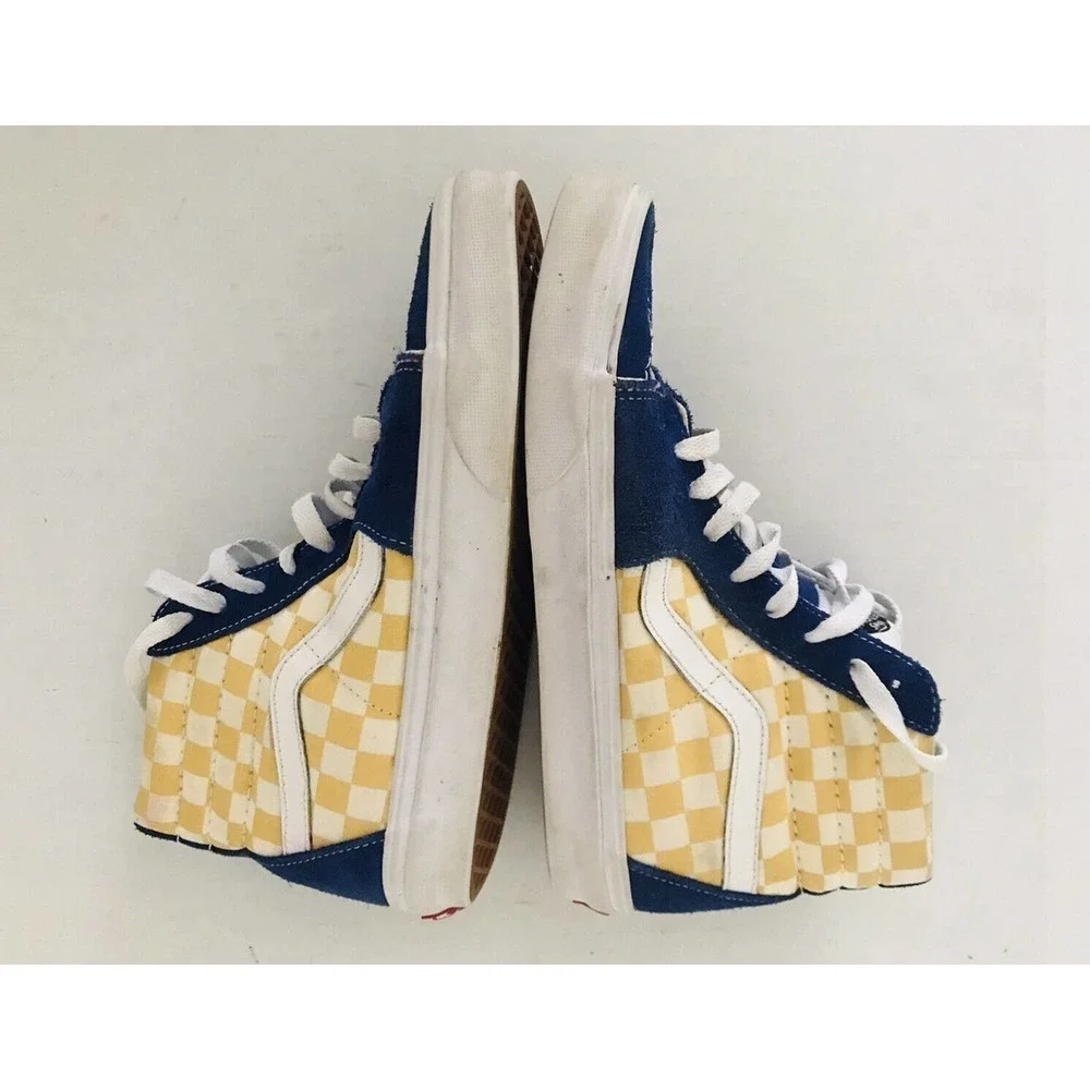 Vans SK8-Hi BMX Men's Blue High Top Skateboard Lace Up Sneakers Size US 5.5